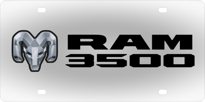 Ram 3500 Stainless Steel License Plate