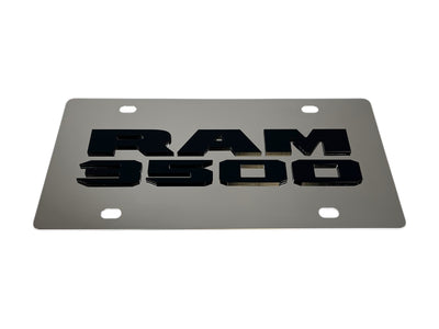 Ram 3500 Stainless Steel License Plate