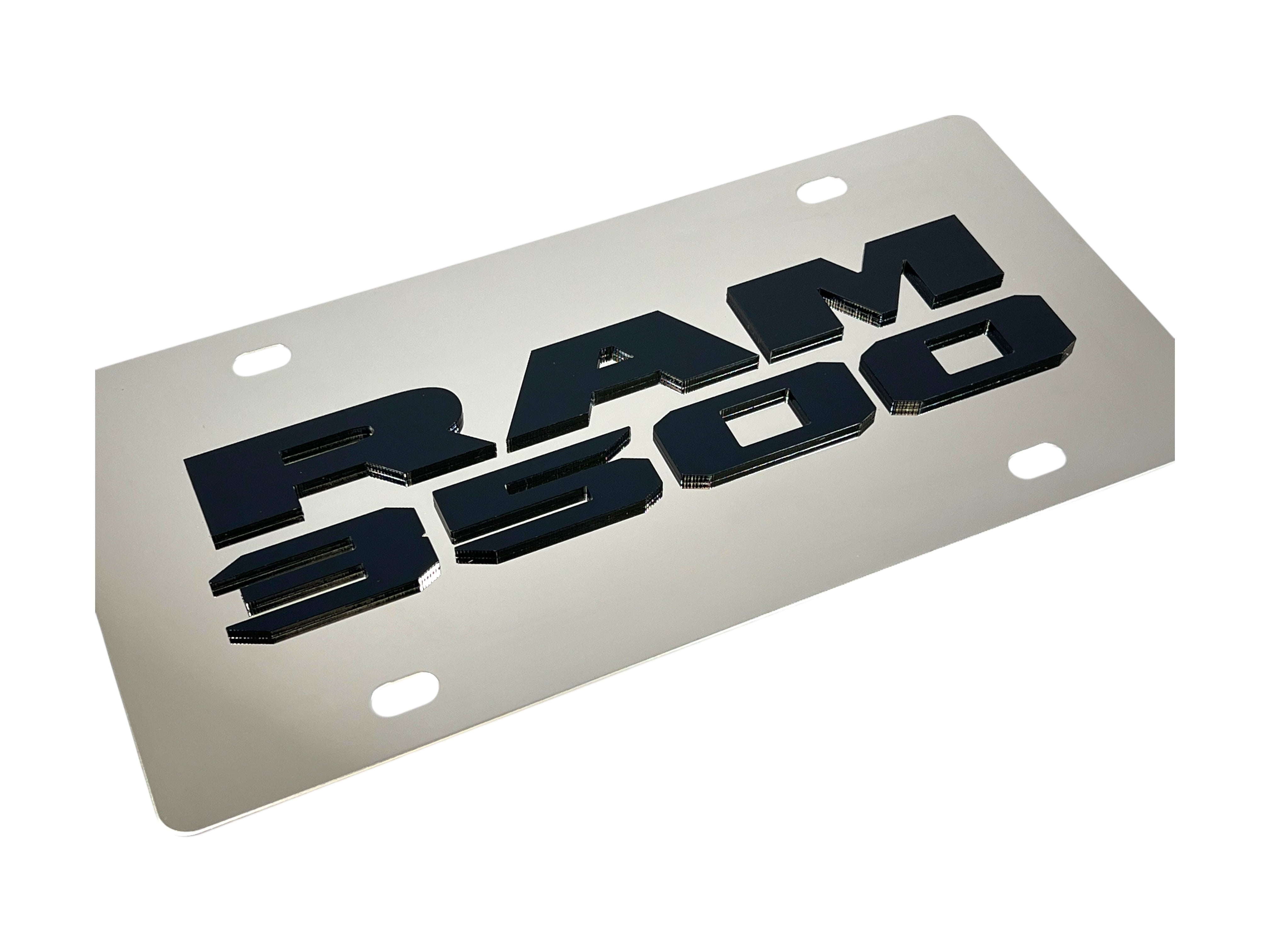 Ram 3500 Stainless Steel License Plate