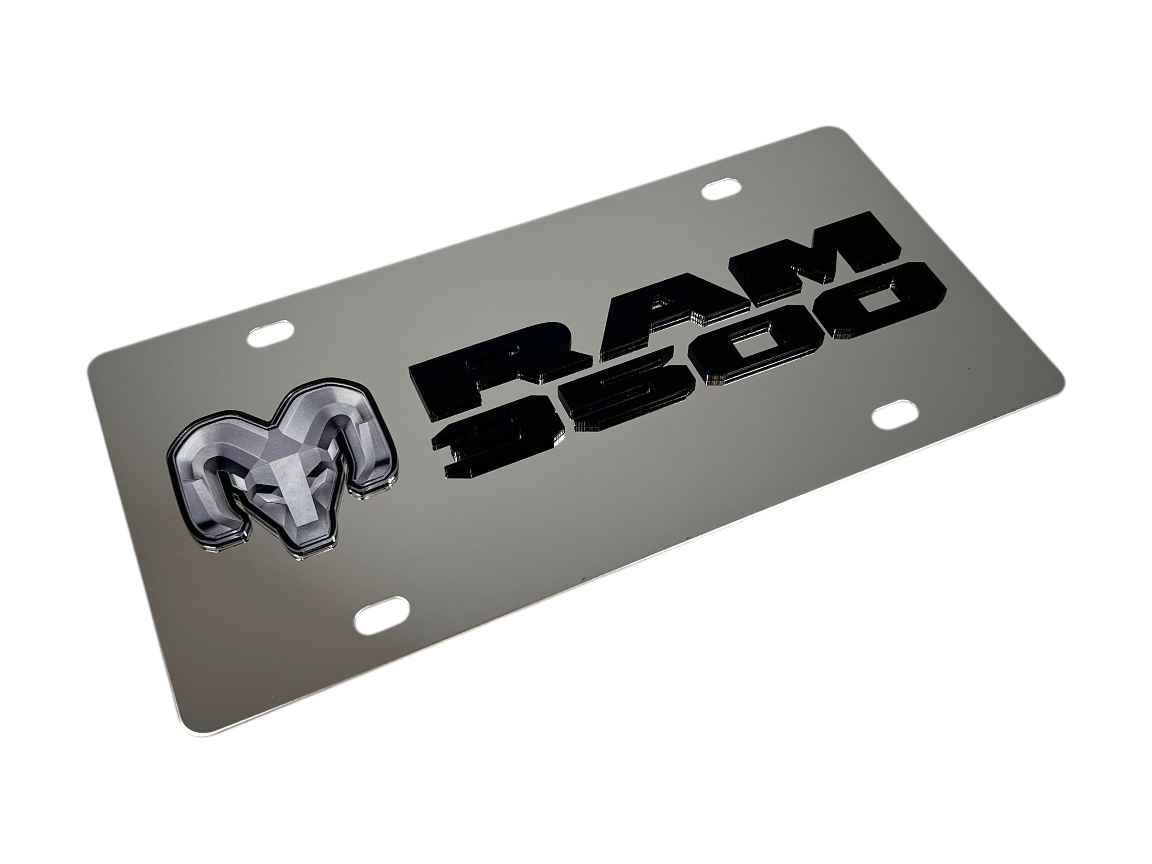 Ram 3500 Stainless Steel License Plate