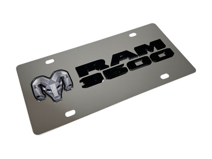 Ram 3500 Stainless Steel License Plate