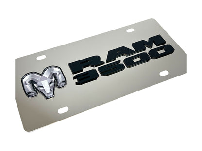 Ram 3500 Stainless Steel License Plate