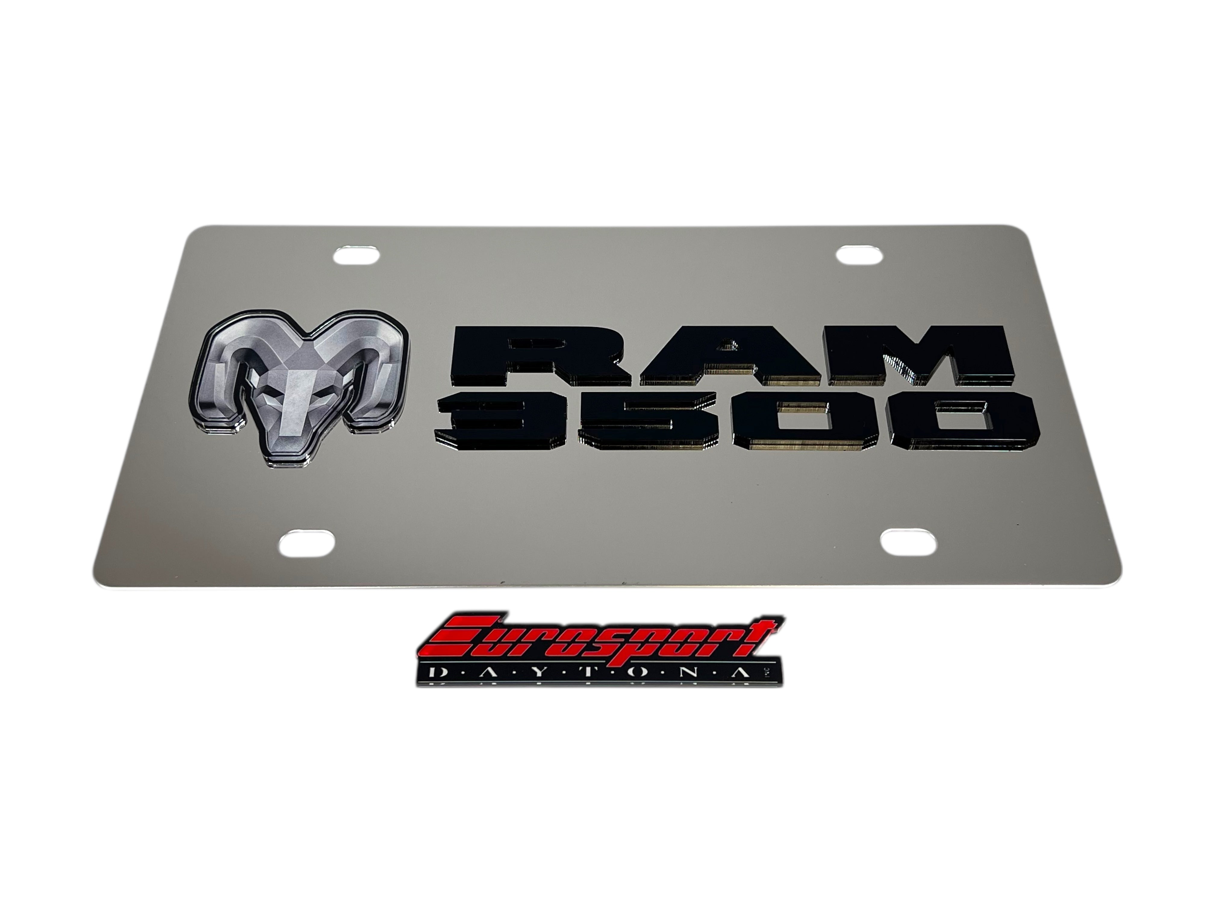 Ram 3500 Stainless Steel License Plate