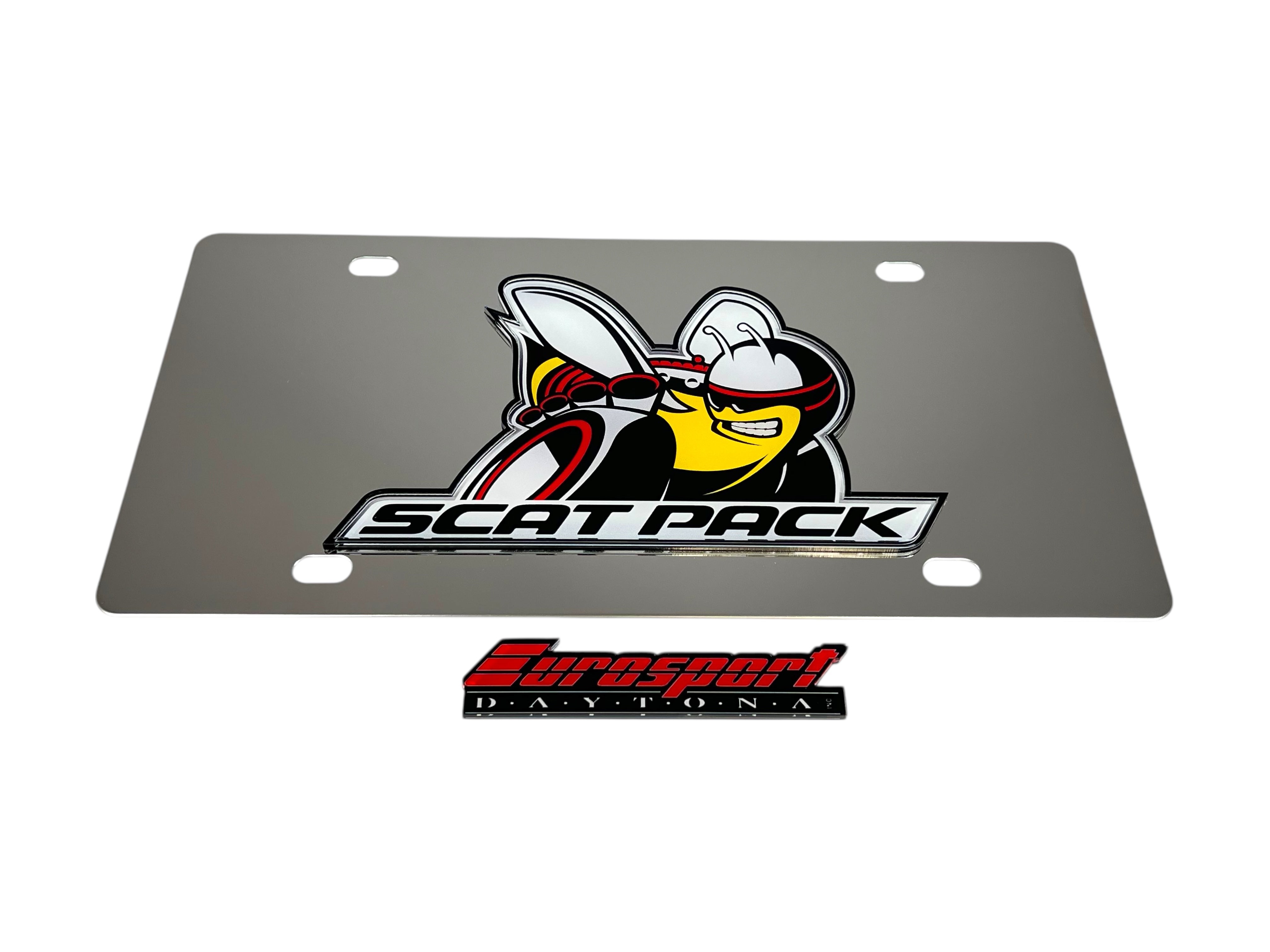 Dodge Scat Pack Stainless Steel License Plate