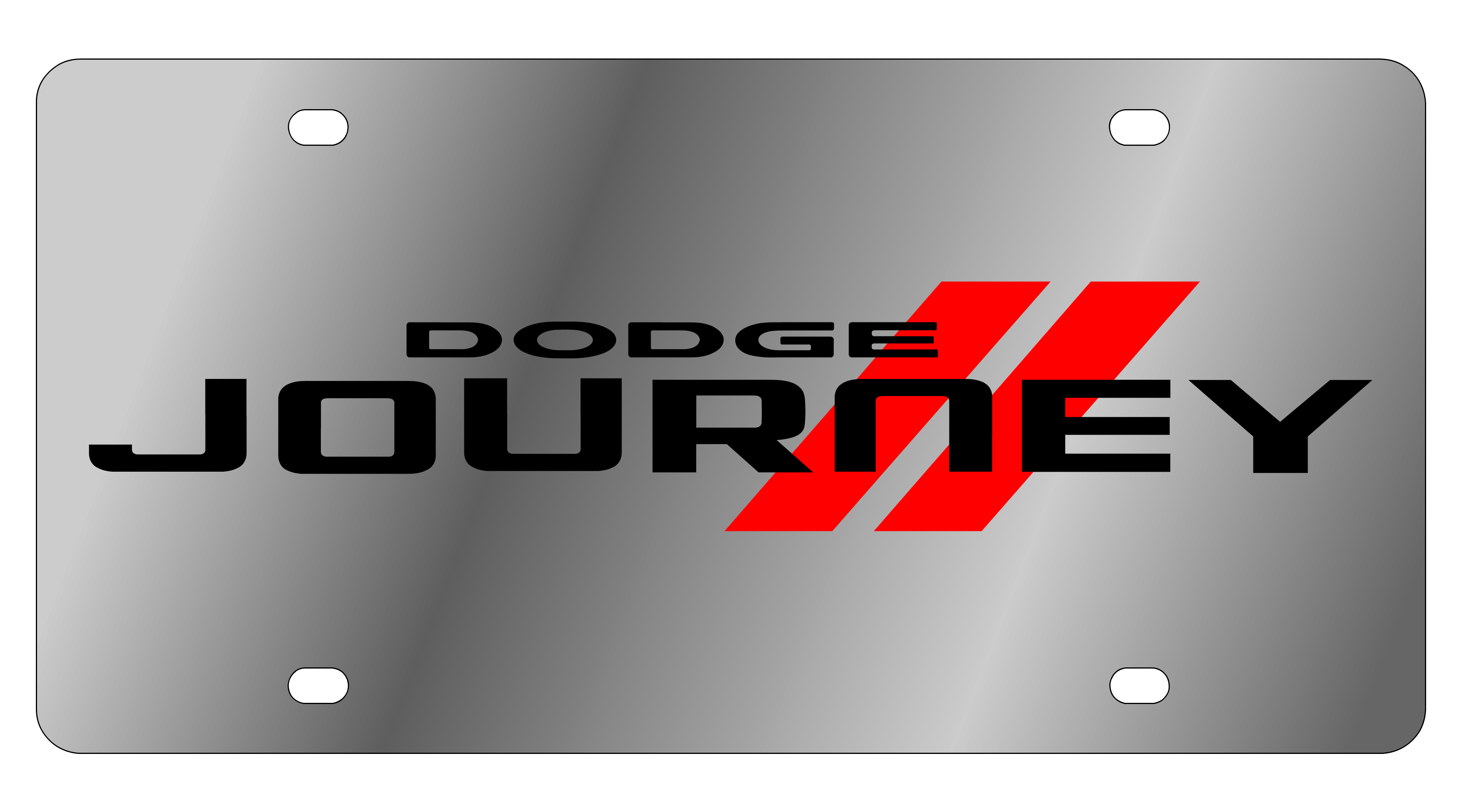 2009 Dodge Journey Stainless Steel License Plate