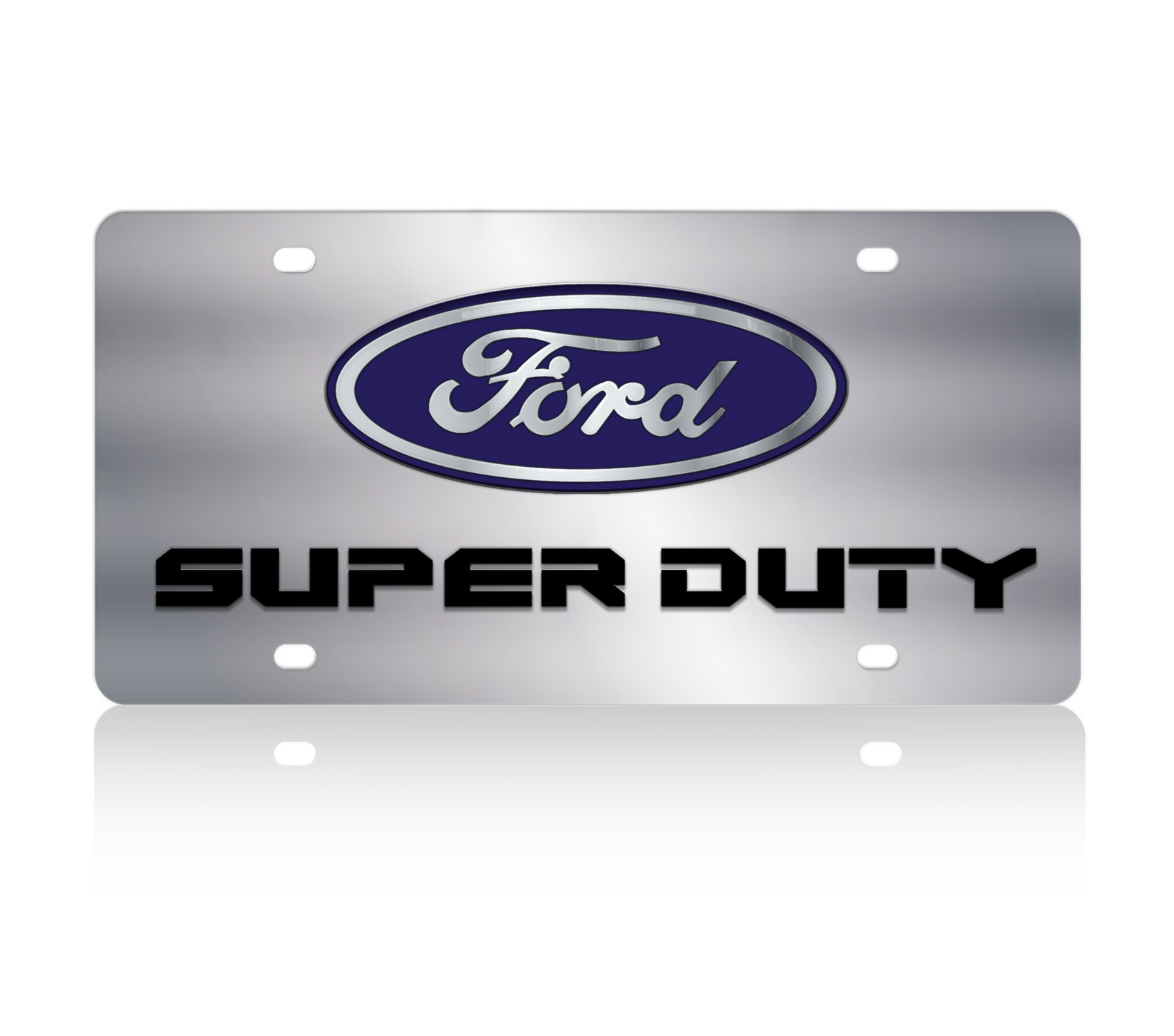 a metal license plate that says ford super duty