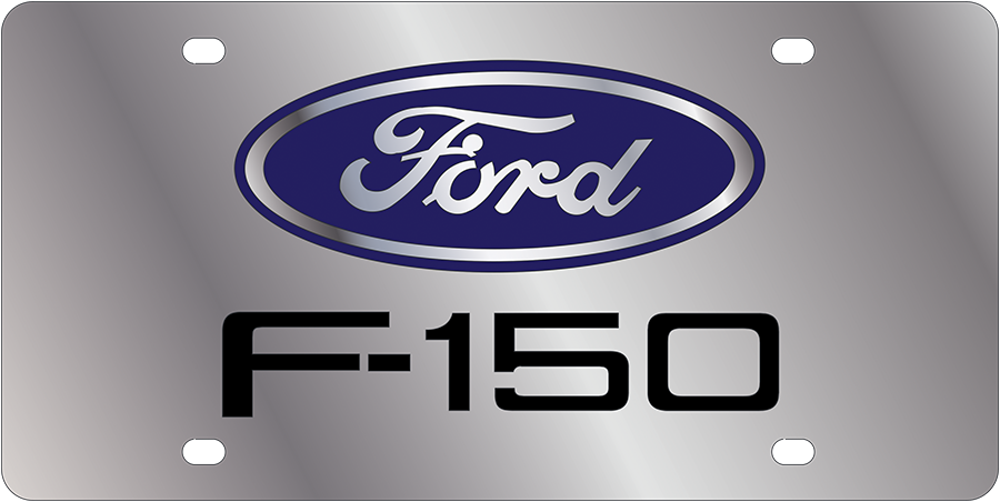 Ford F-150 Stainless Steel License Plate