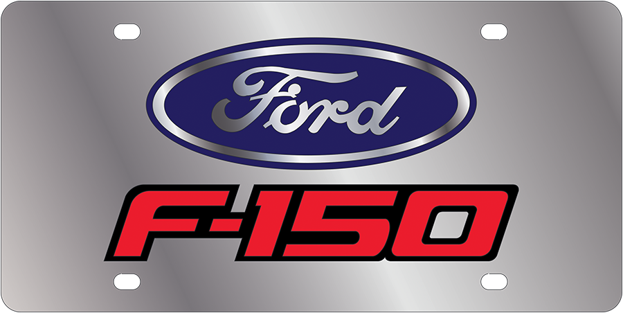 2009 Ford F-150 Stainless Steel License Plate