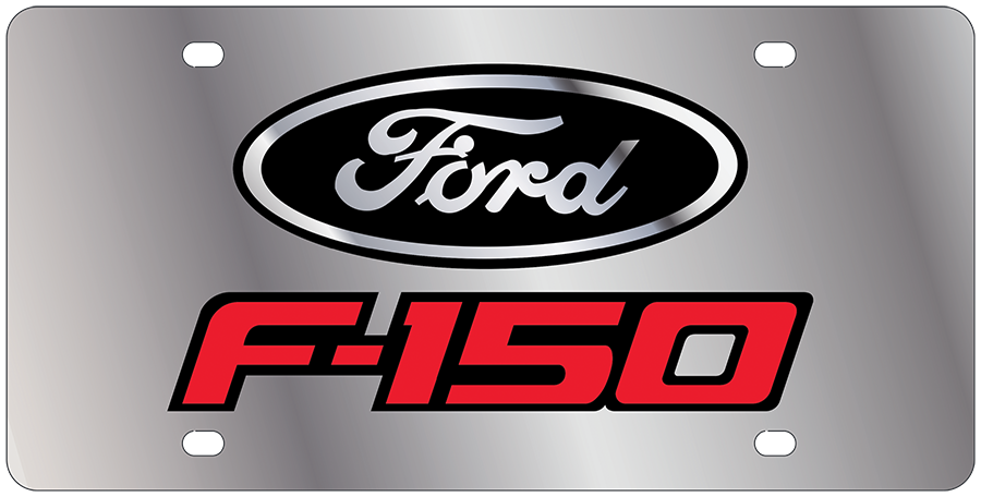 2009 Ford F-150 Stainless Steel License Plate