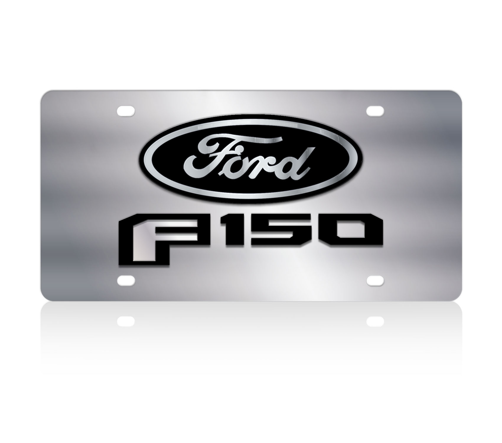 2015 Ford F-150 Stainless Steel License Plate