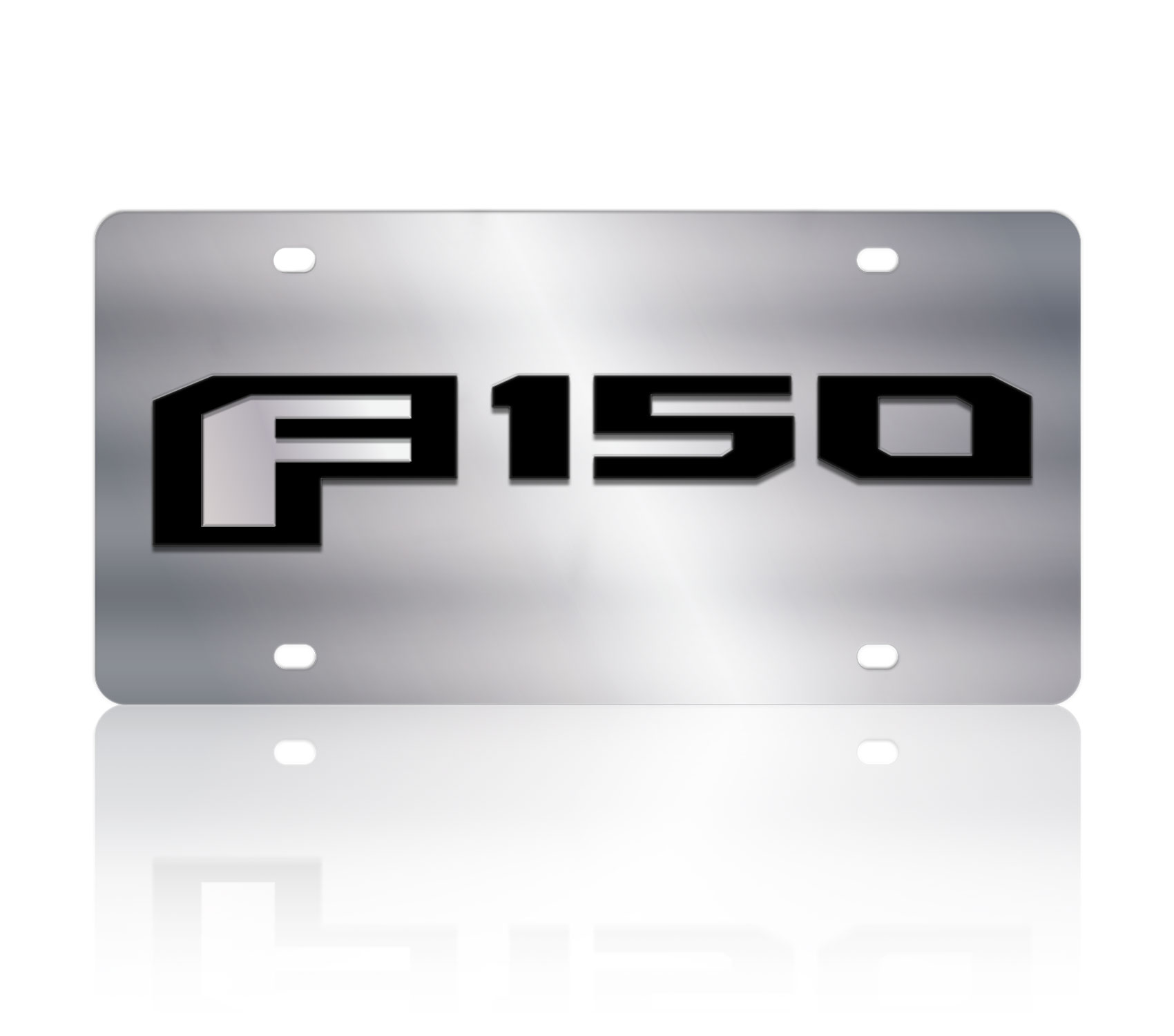 2015 Ford F-150 Stainless Steel License Plate