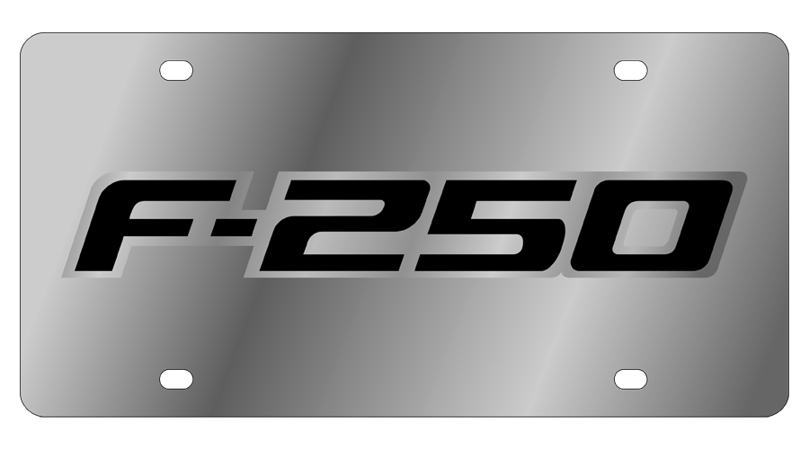 2009 Ford F-250 Stainless Steel license Plate