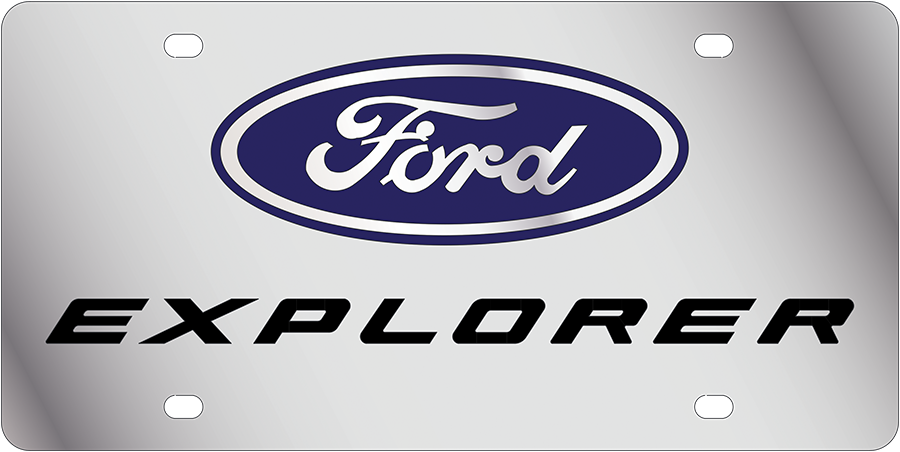 a metal plate with the word ford on it