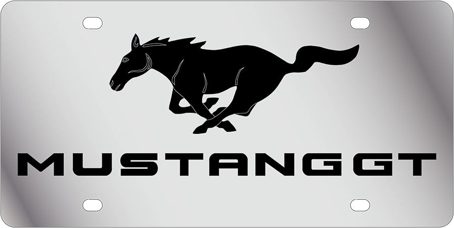 2010 Mustang GT Stainless Steel License Plate