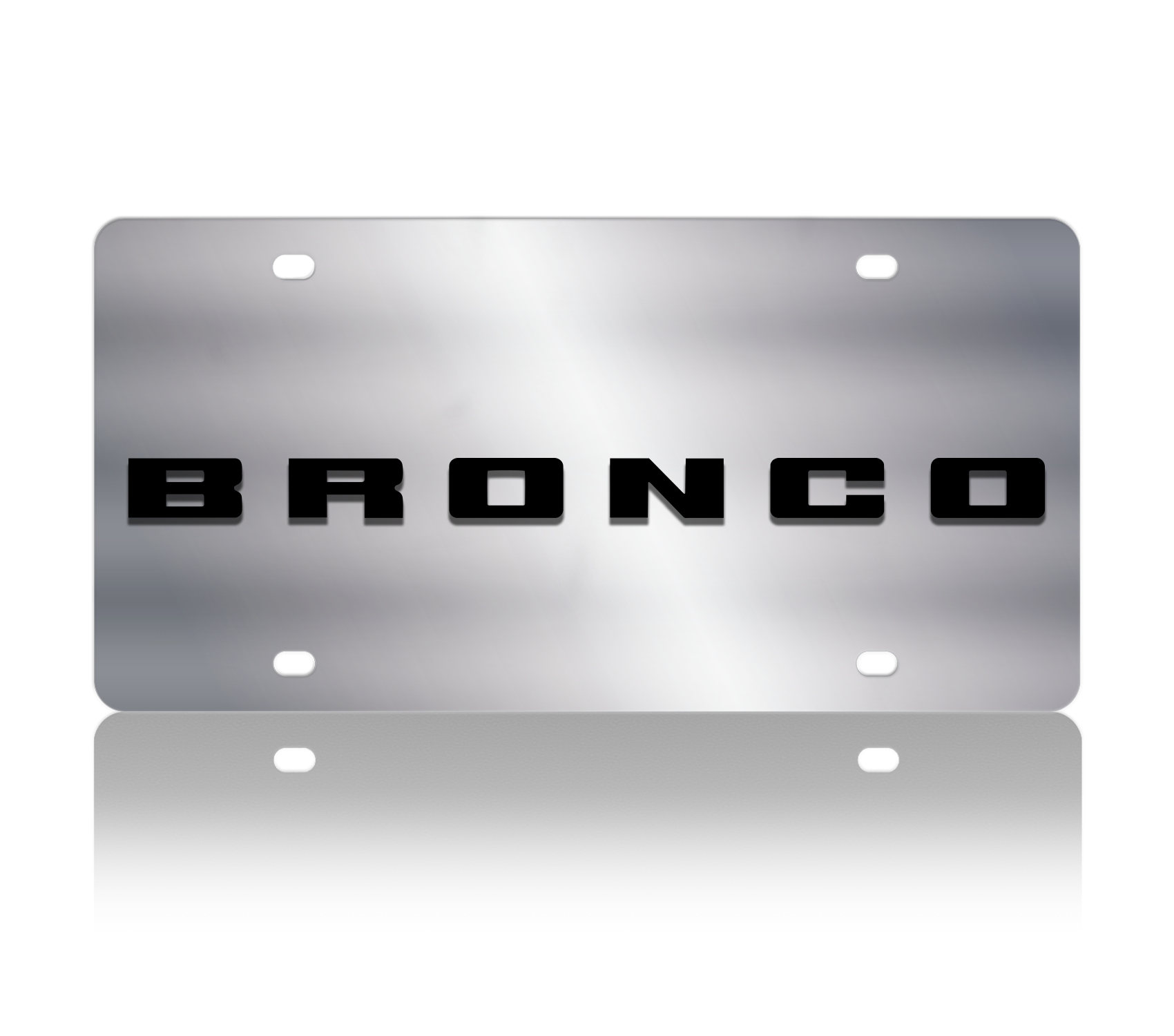 Ford Bronco Stainless Steel License Plate