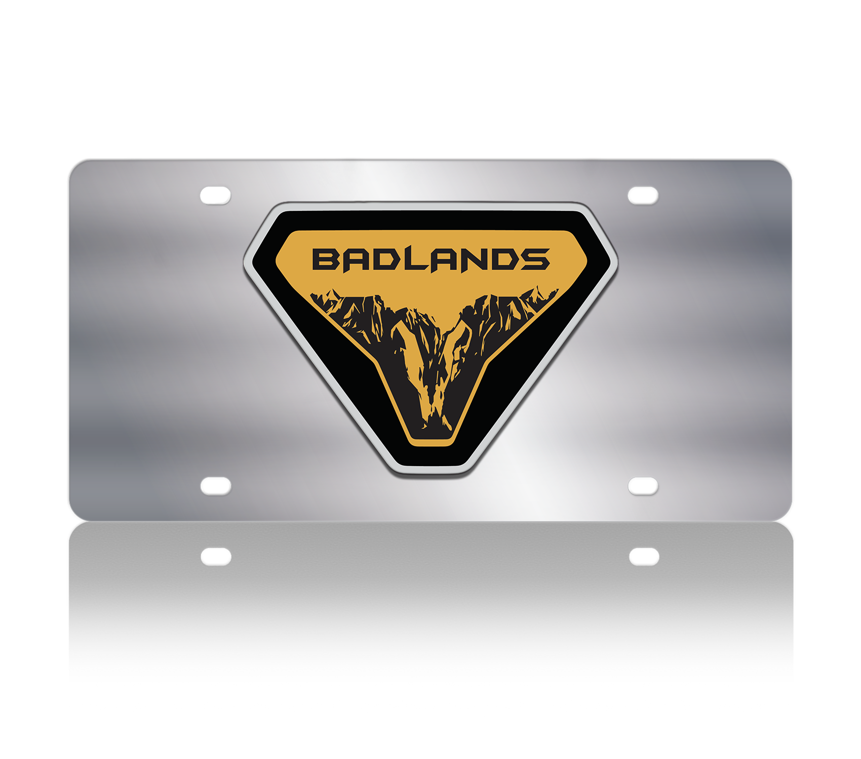 Ford Badlands Stainless Steel License Plate