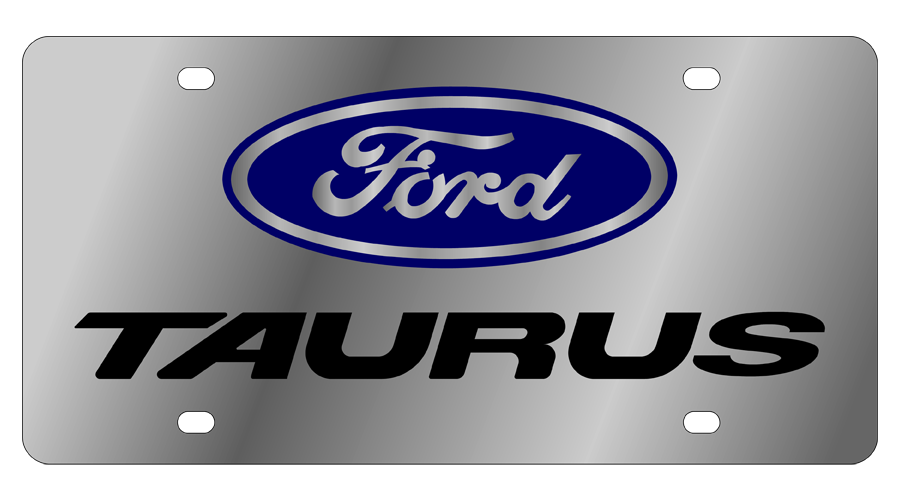 2010 Ford Taurus Stainless Steel License Plate