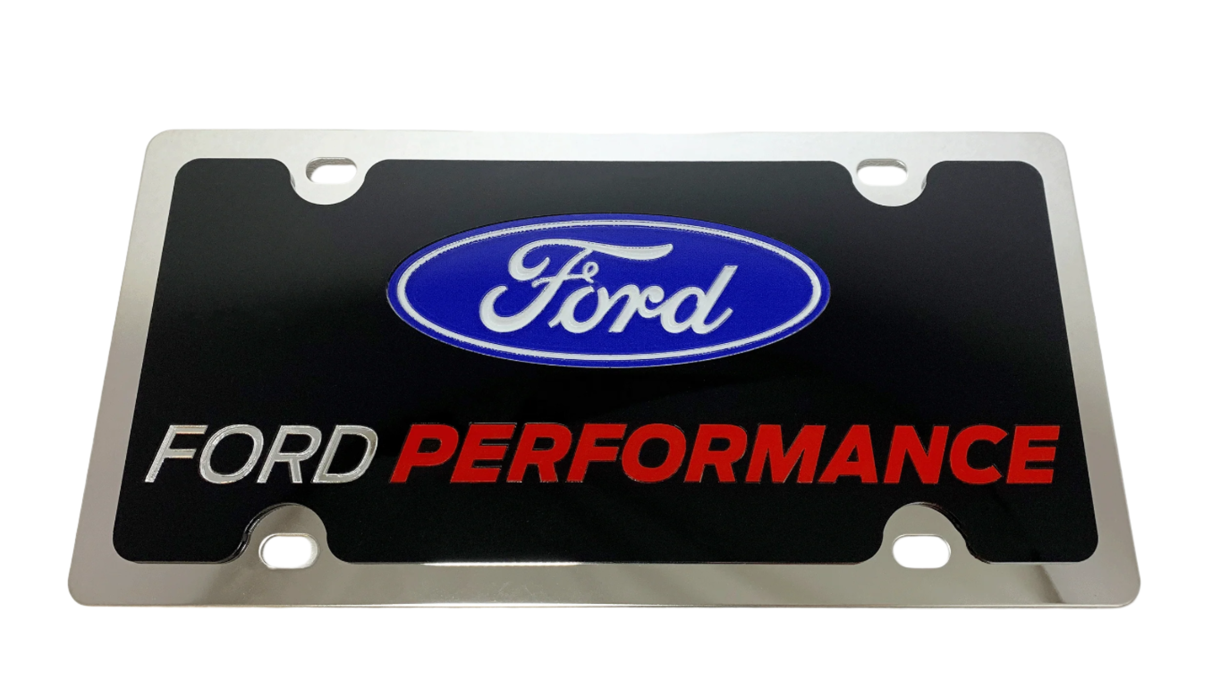 Ford Performance Stainless Steel License Plate