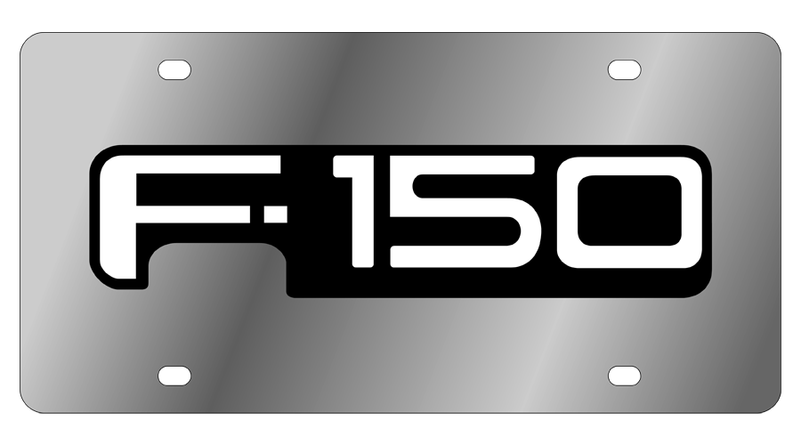 Ford F-150 Stainless Steel License Plate