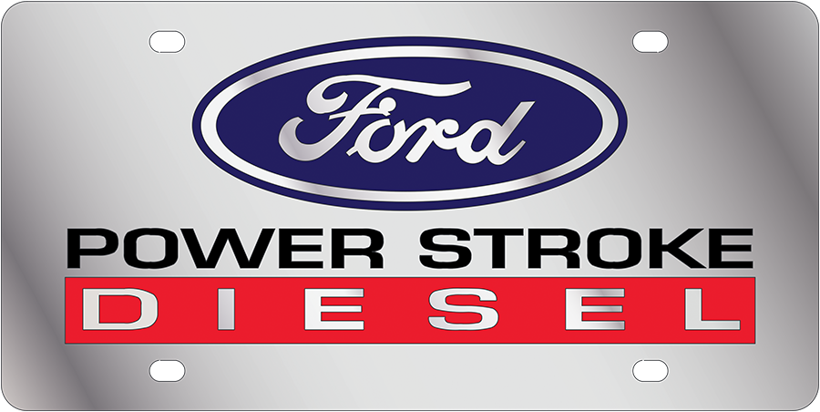 a sign that says ford power stroke diesel