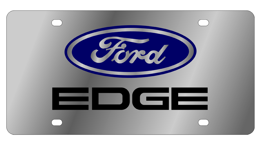 Ford Edge Stainless Steel License Plate