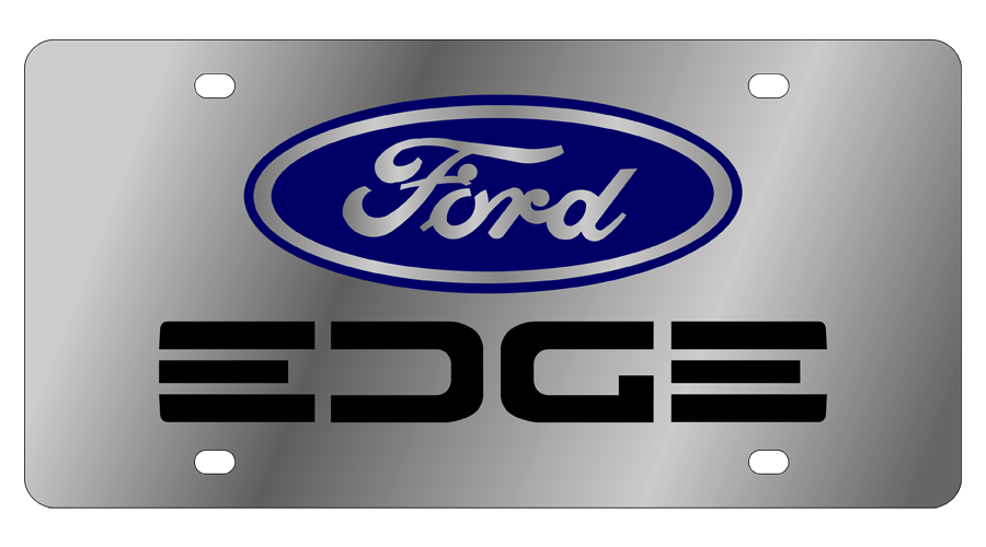 2010 Ford Edge Stainless Steel License Plate