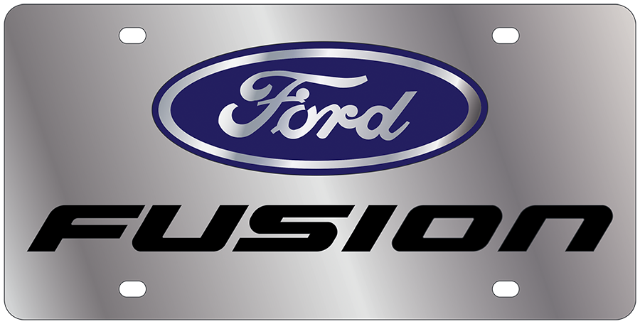 2013 Ford Fusion Stainless Steel License Plate