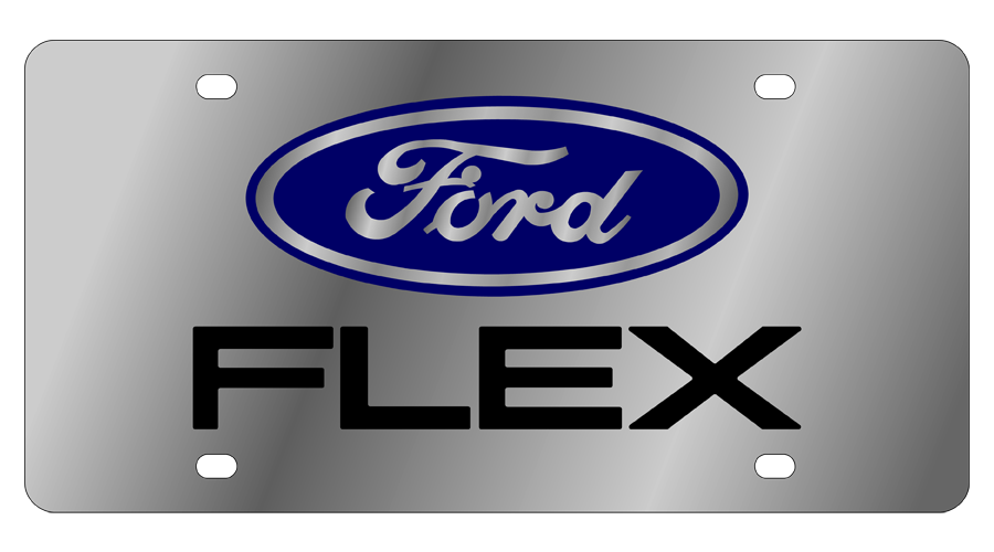 Ford Flex Stainless Steel License Plate