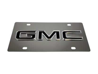 GMC Stainless Steel License Plate