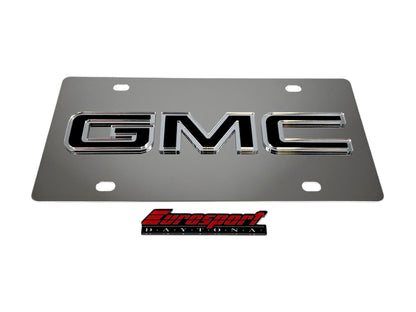 GMC Stainless Steel License Plate