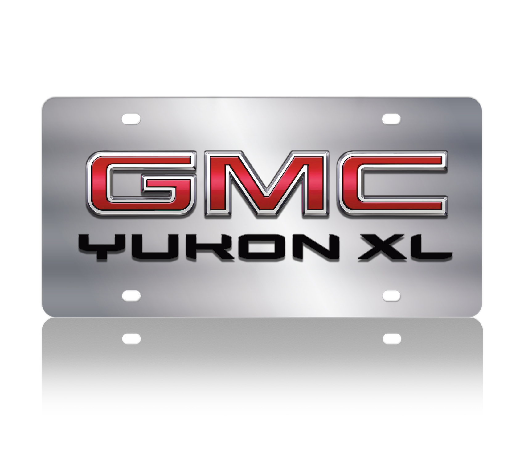 2019 GMC Yukon XL Stainless Steel License Plate