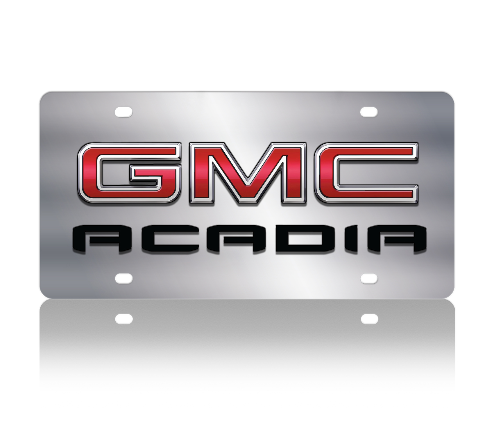 2019 GMC Acadia Stainless Steel License Plate