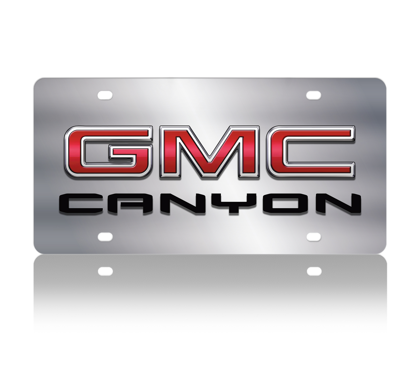 2019 GMC Canyon Stainless Steel license Plate