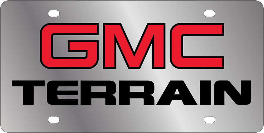 GMC Terrain Stainless Steel License Plate