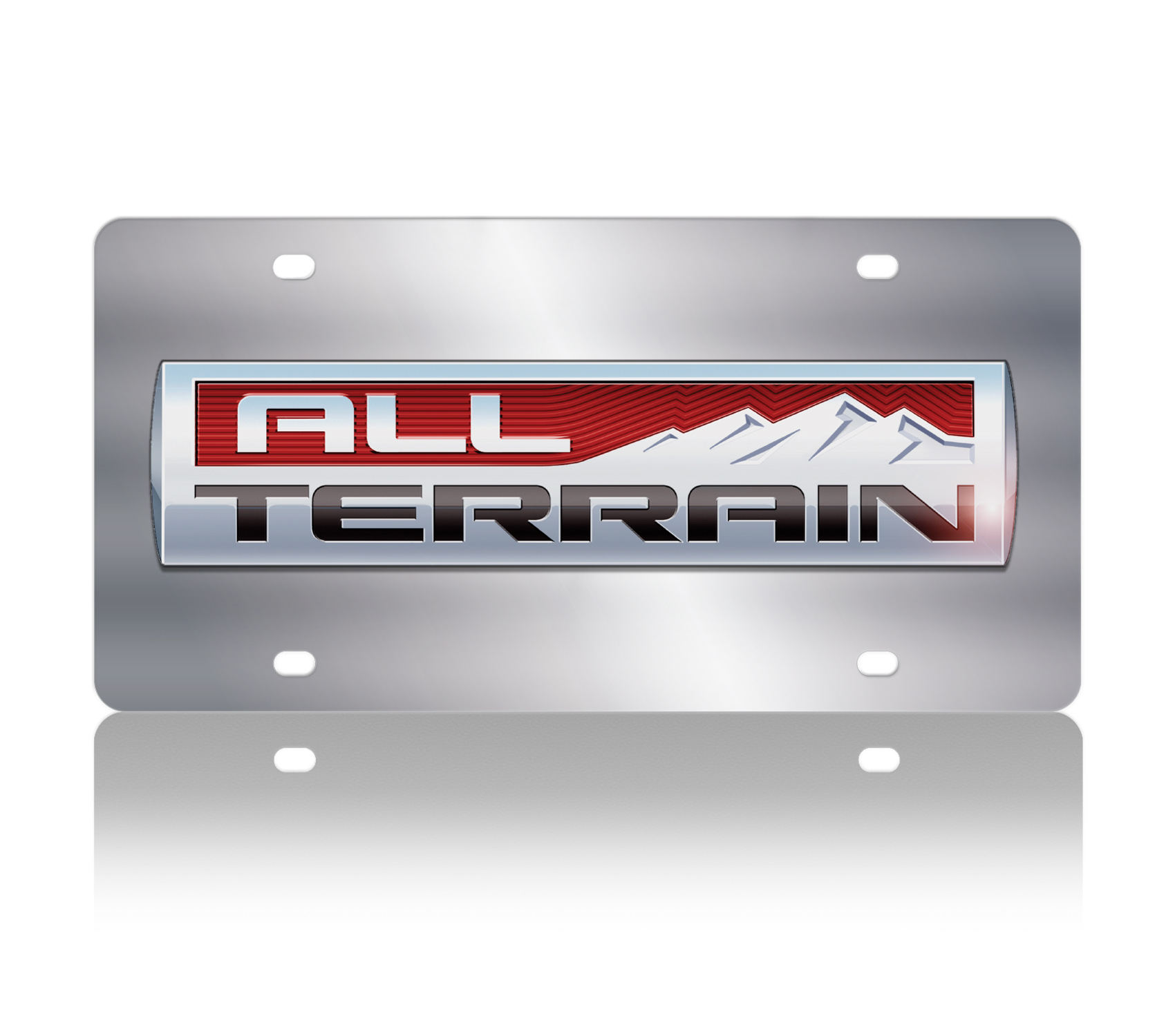 2019 GMC All Terrain Stainless Steel License Plate