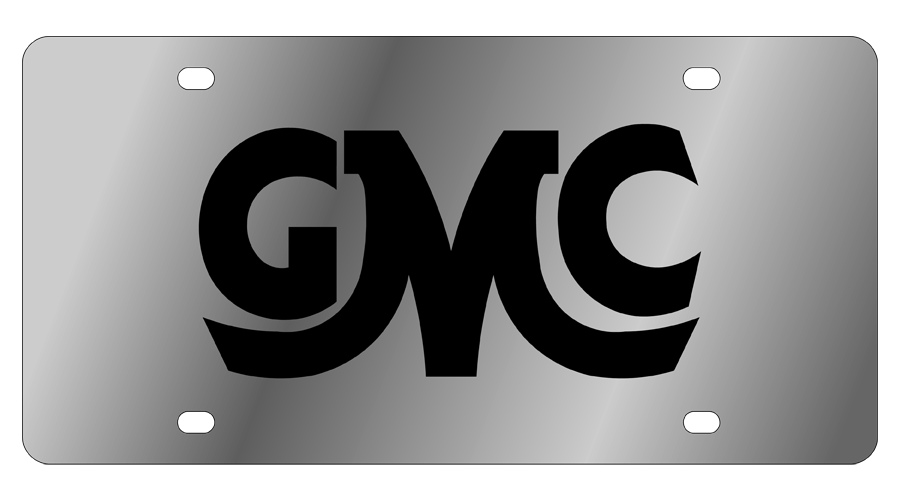 Retro GMC Stainless Steel License Plate