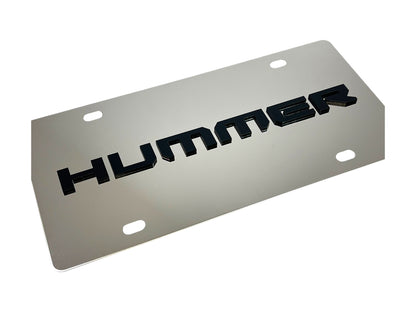 Hummer Stainless Steel License Plate