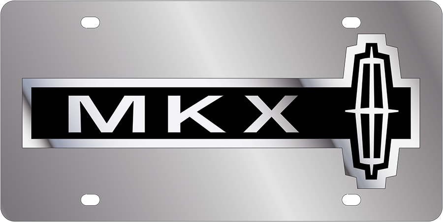 Lincoln MKX Stainless Steel License Plate