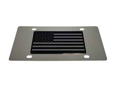American Flag Full 50 Star License Plate