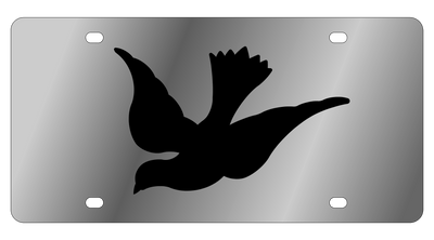 Dove Stainless Steel License Plate