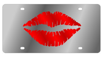 Lips License Plate