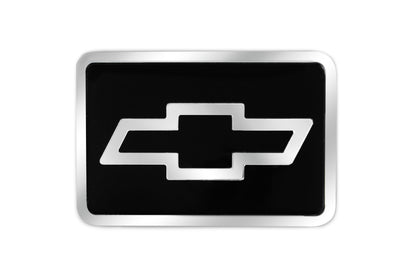 a chevrolet emblem on a black background