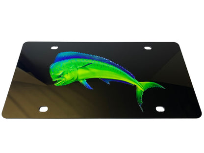 Mahi-Mahi Acrylic License Plate