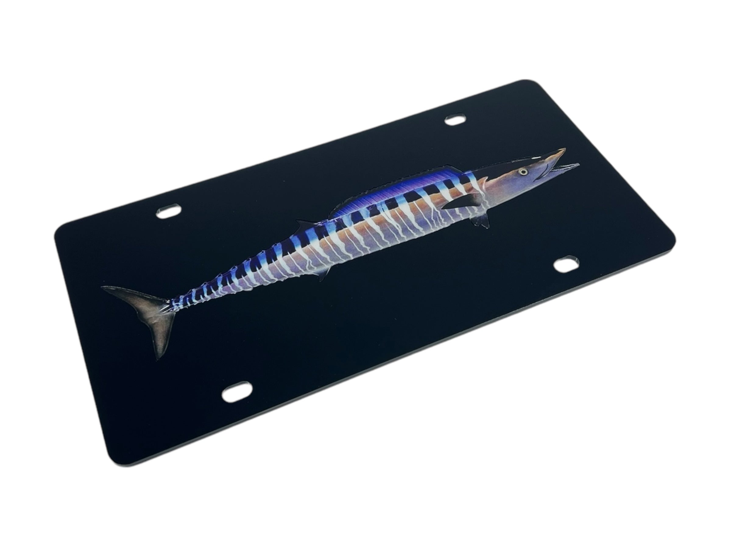 Wahoo Acrylic License Plate