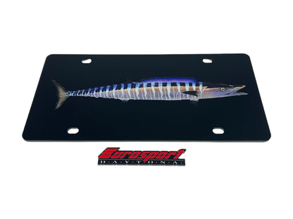 Wahoo Acrylic License Plate