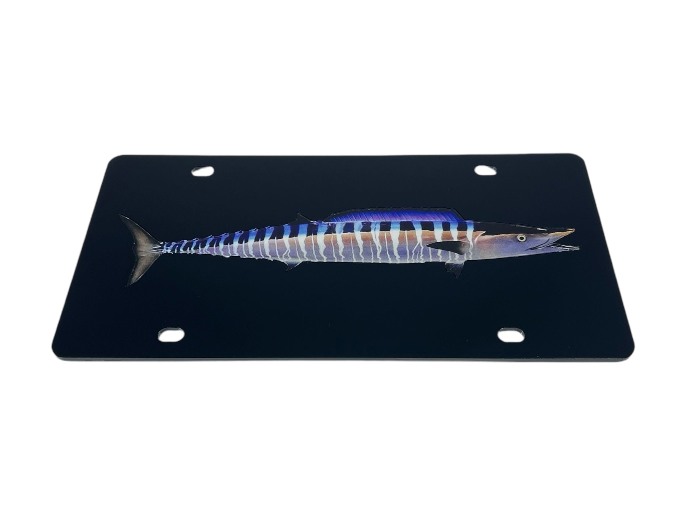 Wahoo Acrylic License Plate