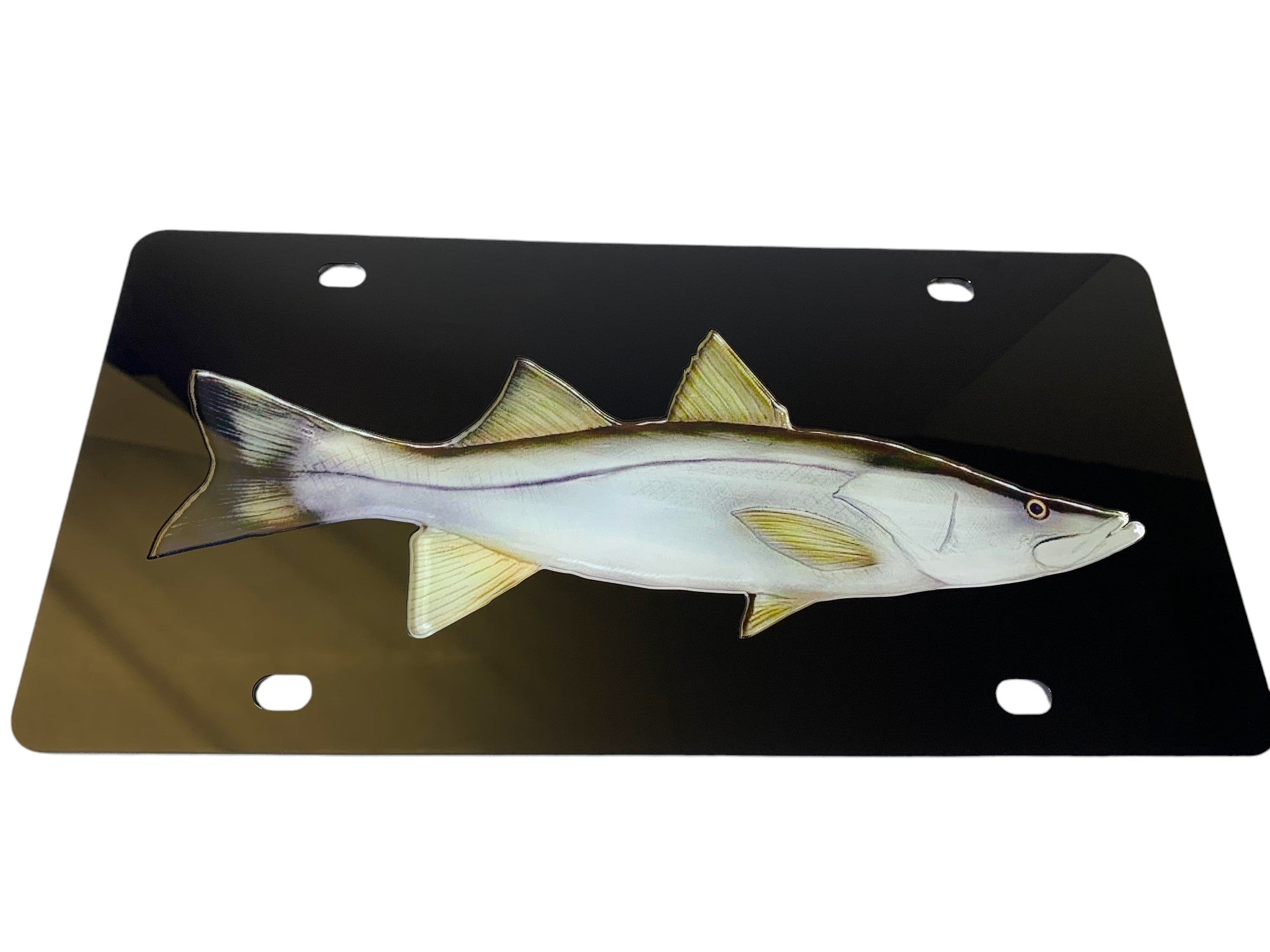 Snook Acrylic License Plate