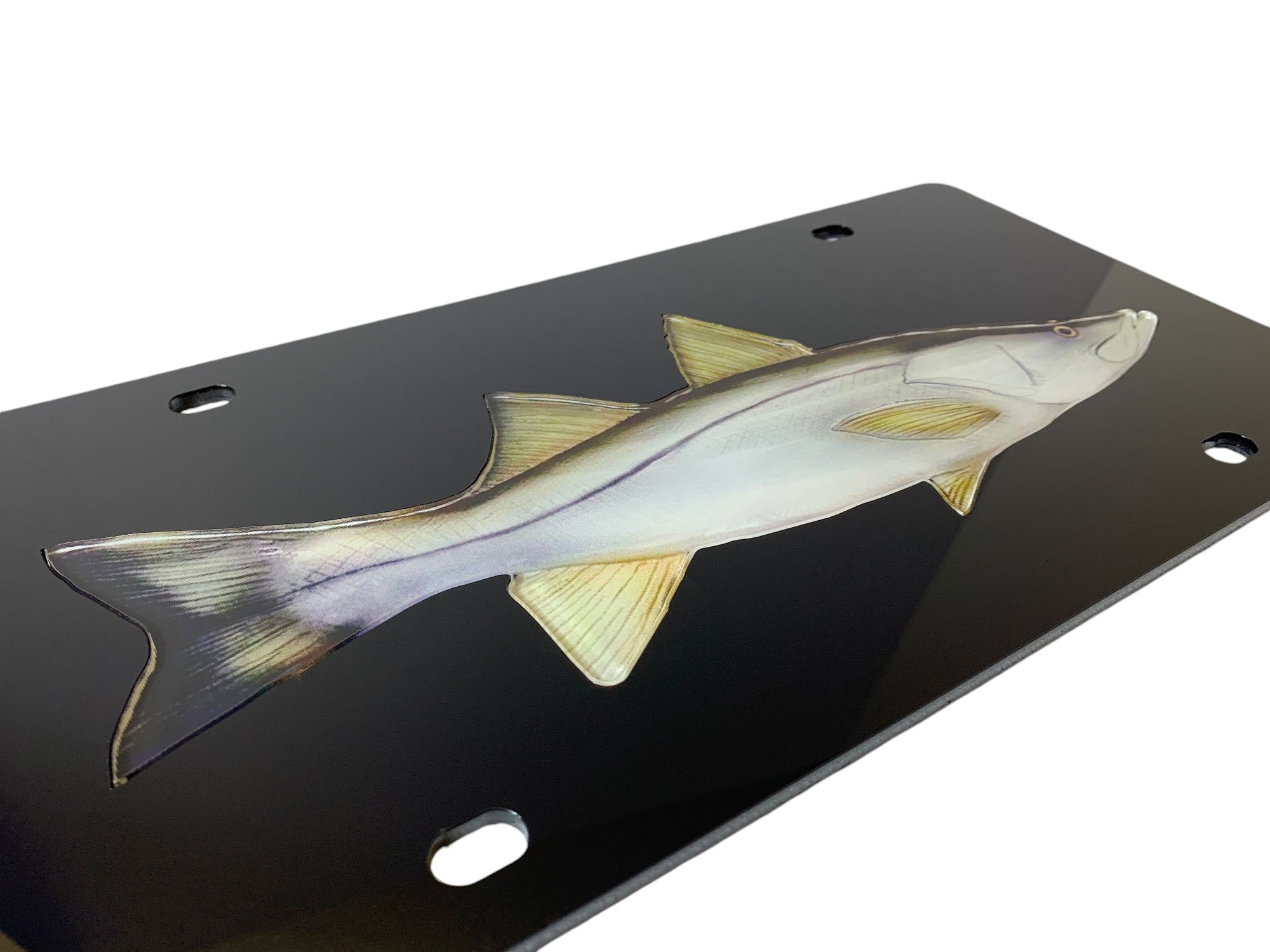 Snook Acrylic License Plate