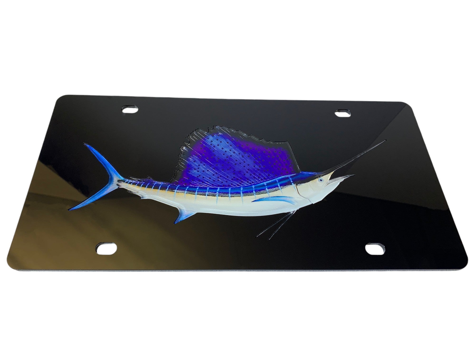 Sailfish Acrylic License Plate