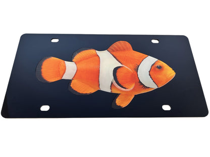 Clownfish Acrylic License Plate